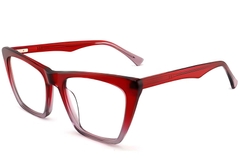 Butterfly Red Acetate Glasses #BS2012-0671