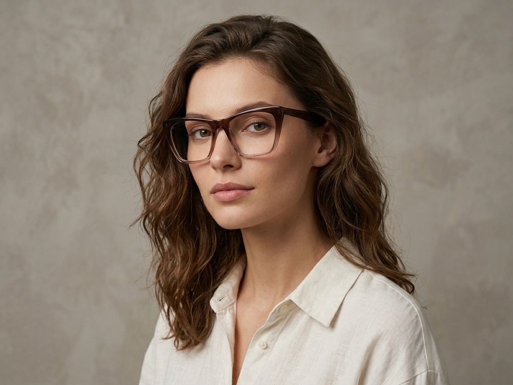 Butterfly Brown Acetate Glasses #BS2012-0673