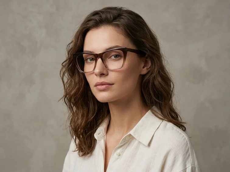 Butterfly Brown Acetate Glasses #BS2012-0673