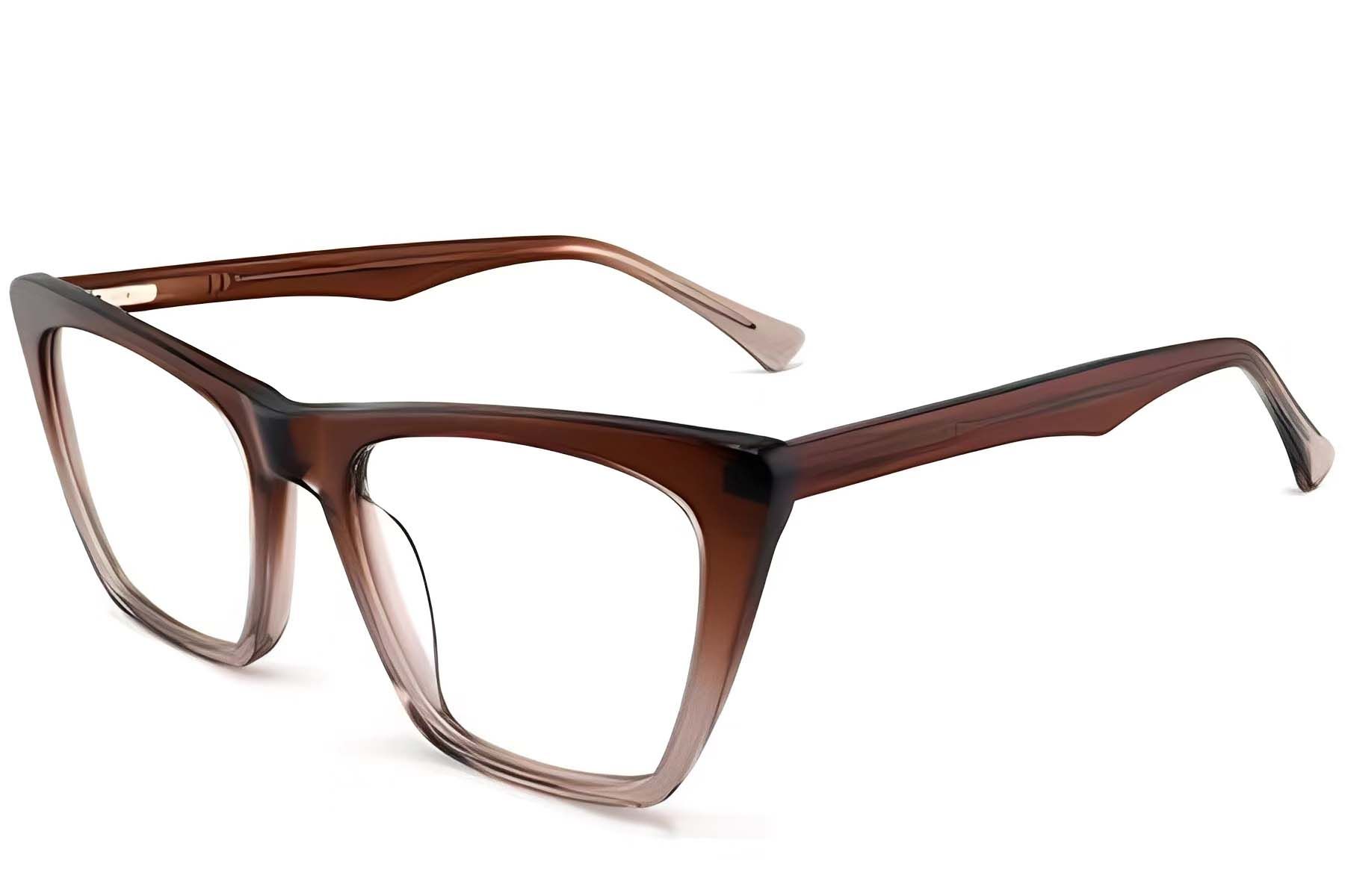 Lunettes papillon en acétate brun #BS2012-0673