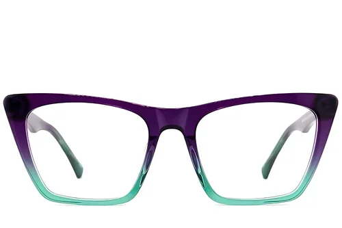 Lunettes en acétate violet papillon #BS2012-0674