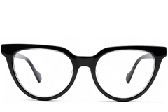 Butterfly Black Acetate Glasses #BS2012-0675