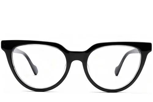 Lunettes papillon en acétate noir #BS2012-0675