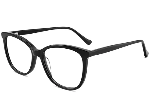 Lunettes papillon en acétate noir #BS2012-0677