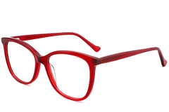Butterfly Red Acetate Glasses #BS2012-0678