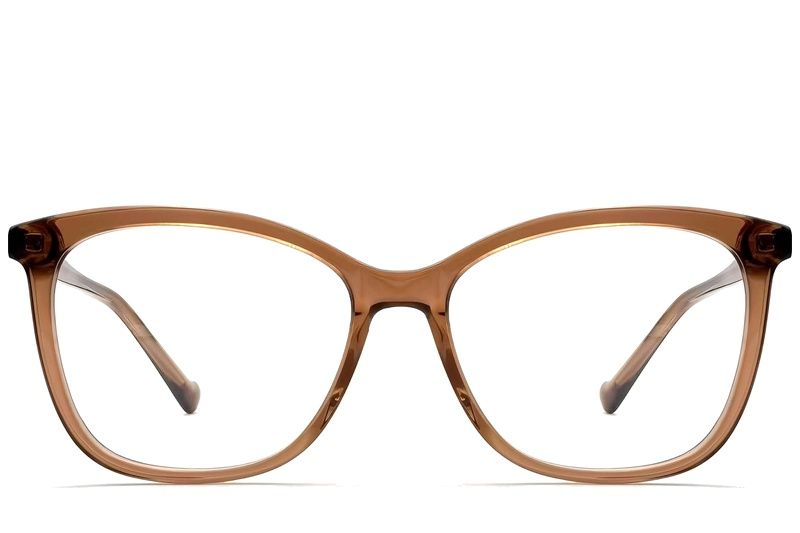 Gafas de acetato marrón mariposa #BS2012-0679