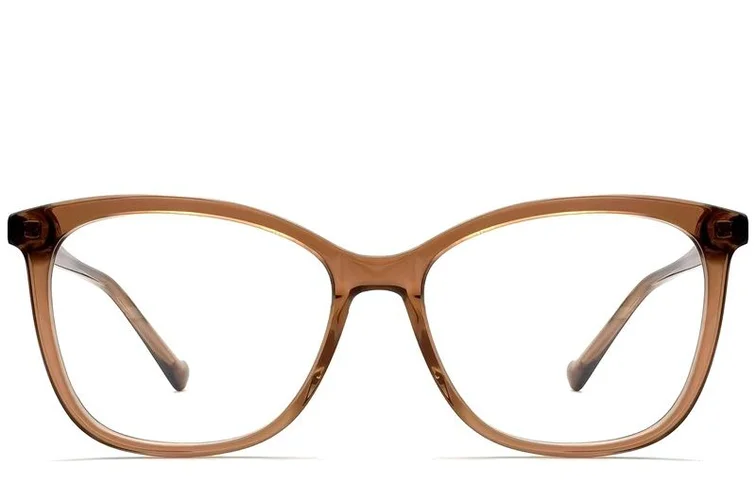 Gafas de acetato marrón mariposa #BS2012-0679