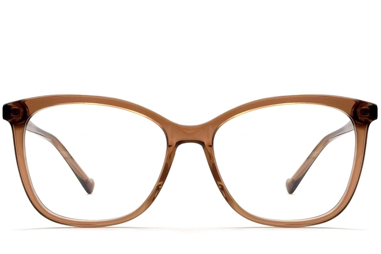 Occhiali in acetato marrone farfalla #BS2012-0679