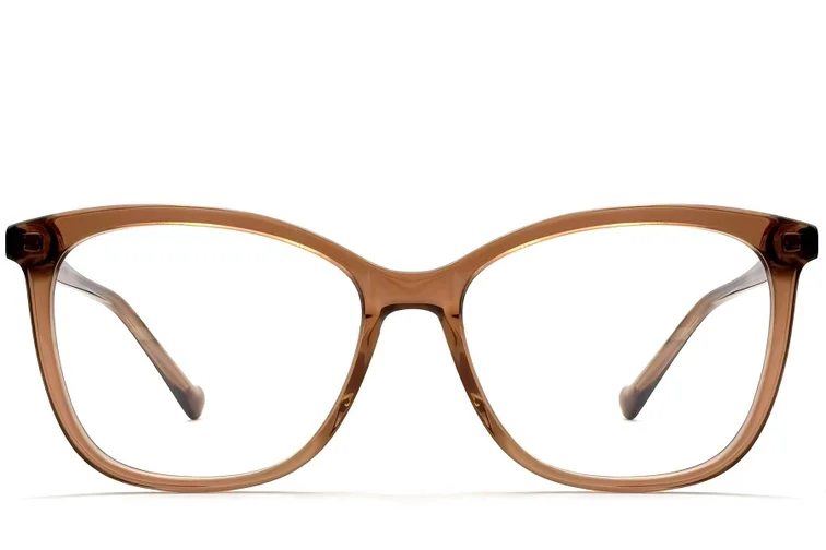 Gafas de acetato marrón mariposa #BS2012-0679