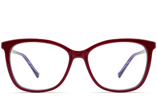 Schmetterlingsrote Acetatgläser #BS2012-0681