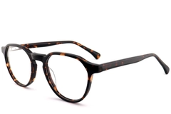 Geometric Tortoiseshell Acetate Glasses #BS2012-0688