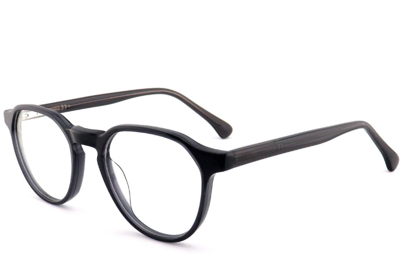 Geometric Grey Acetate Glasses #BS2012-0689