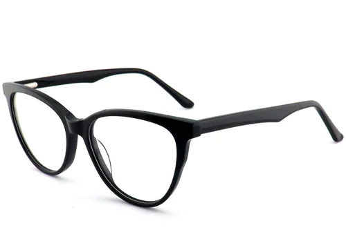 Lunettes papillon en acétate noir #BS2012-0692