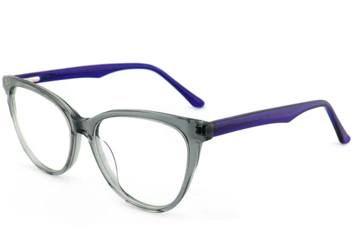 Schmetterlingsblaue Acetatgläser #BS2012-0695