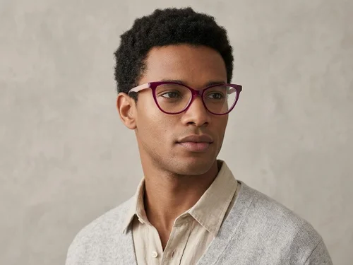 Lunettes en acétate violet papillon #BS2012-0698