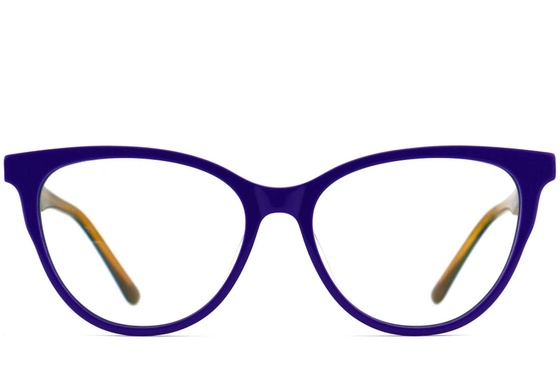 Schmetterlingsblaue Acetatgläser #BS2012-0699