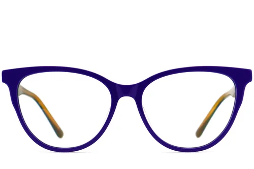 Lunettes en acétate bleu papillon #BS2012-0699