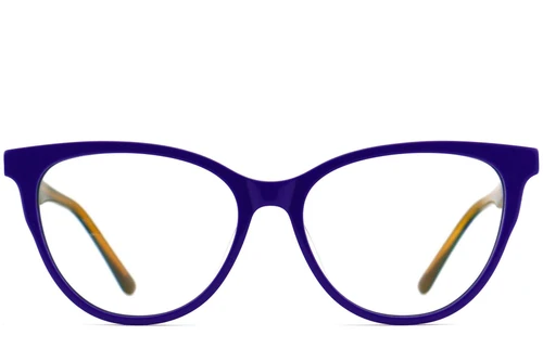 Schmetterlingsblaue Acetatgläser #BS2012-0699