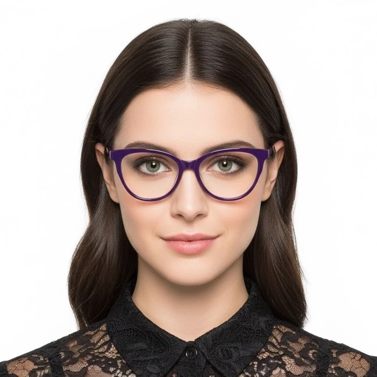 Gafas de acetato azul mariposa #BS2012-0699