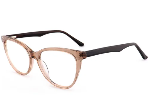 Lunettes papillon en acétate brun #BS2012-0701