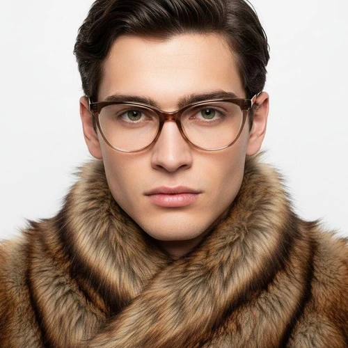 Butterfly Brown Acetate Glasses #BS2012-0701