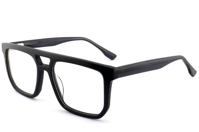 Lunettes aviateur en acétate gris #BS2012-0703