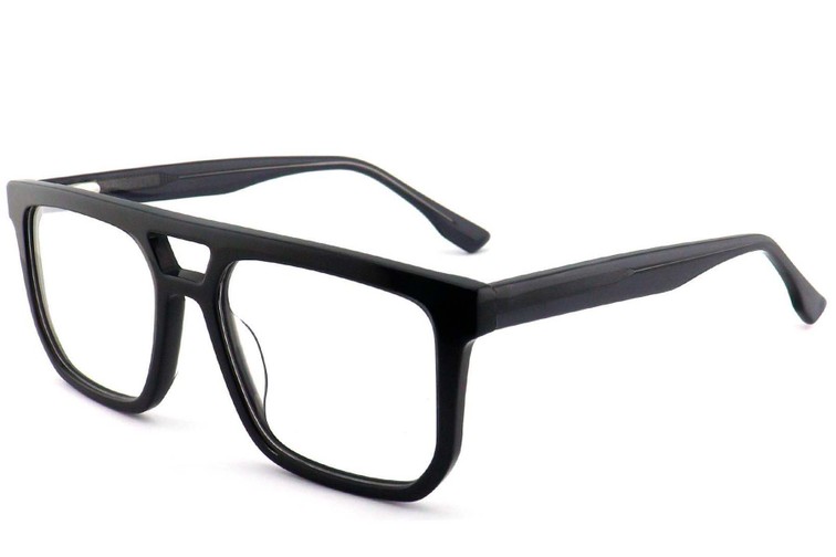 Aviator Grey Acetate Glasses #BS2012-0703