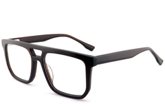 Gafas de acetato marrón estilo aviador # BS2012-0704