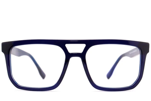 Gafas de acetato azul aviador #BS2012-0705