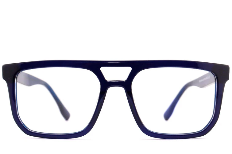Aviator Blue Acetate Glasses #BS2012-0705