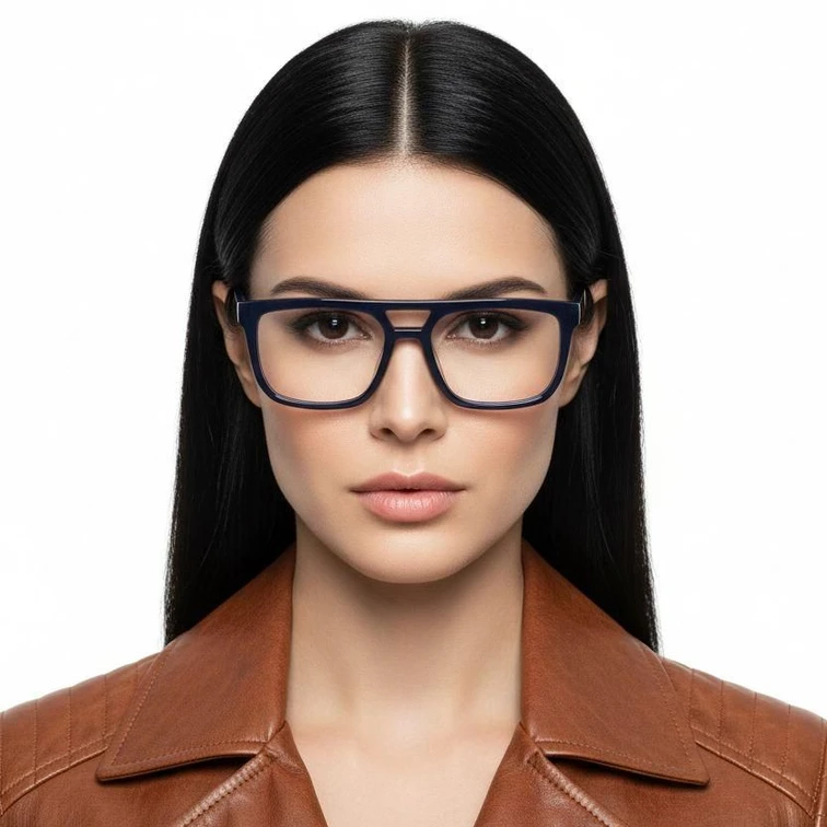 Aviator Blue Acetate Glasses #BS2012-0705