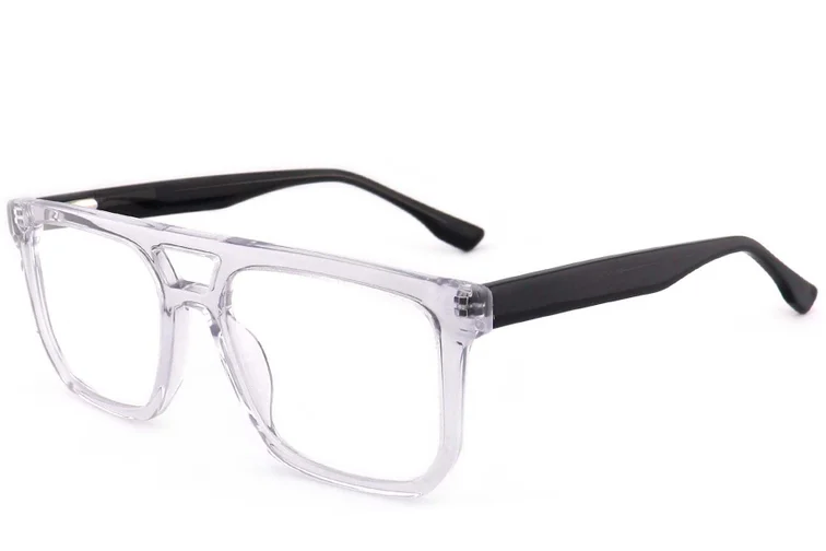 Gafas de aviador de acetato transparente #BS2012-0706