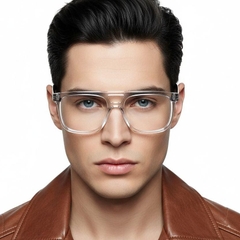Aviator Transparent Acetate Glasses #BS2012-0706