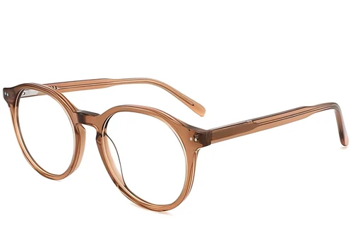 Ovale braune Acetatgläser #BS2012-0710