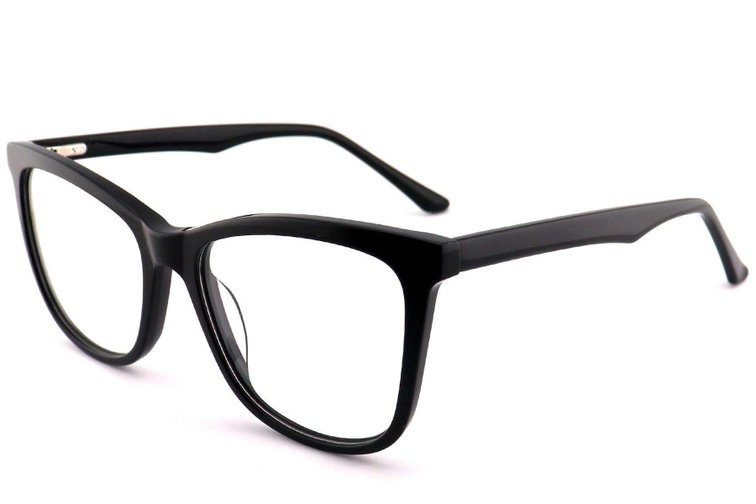 Lunettes papillon en acétate noir #BS2012-0713