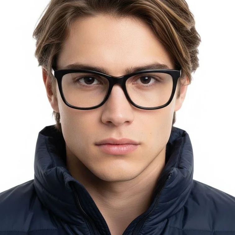 Lunettes papillon en acétate noir #BS2012-0713