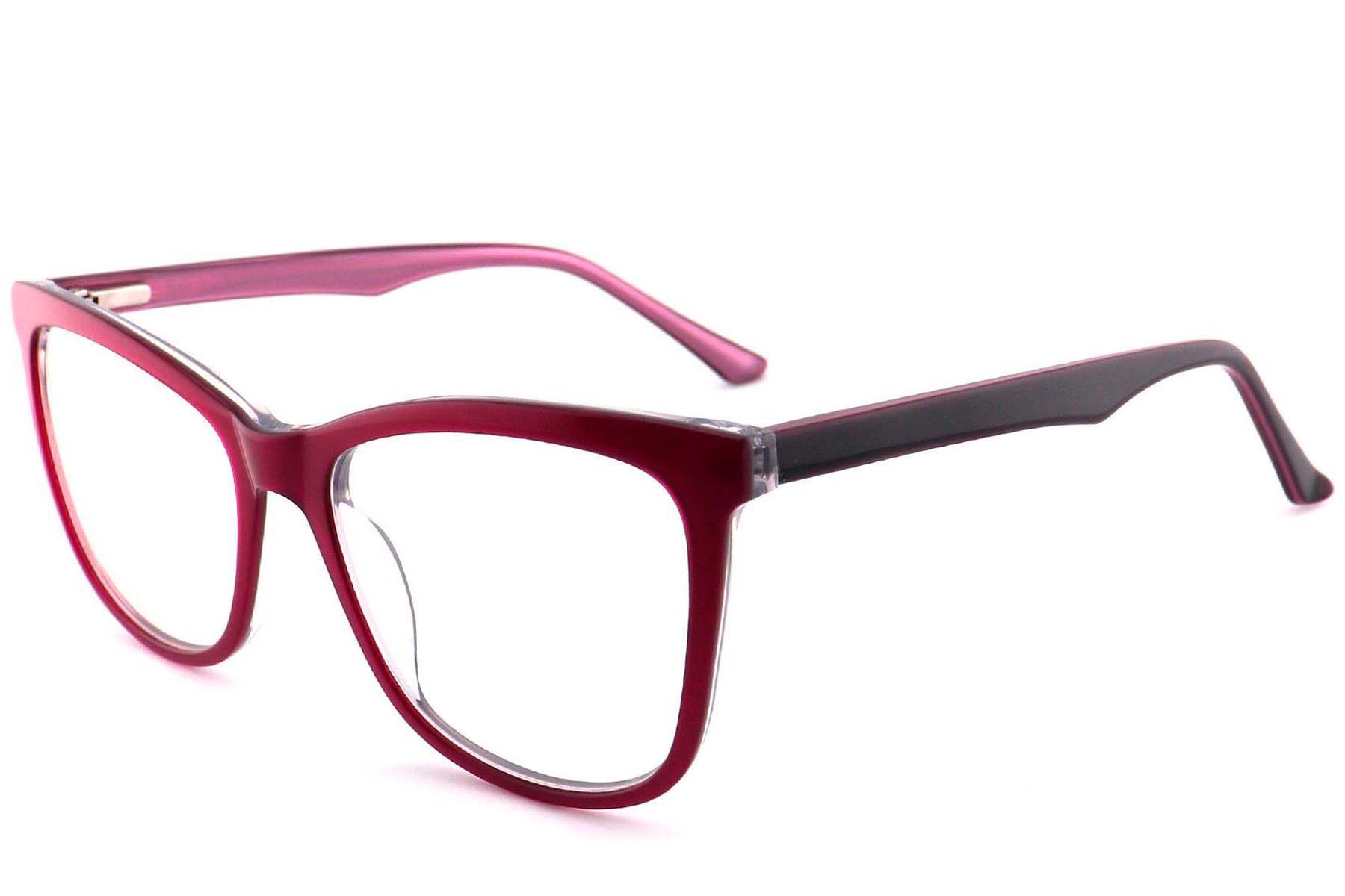 Butterfly Red Acetate Glasses #BS2012-0715