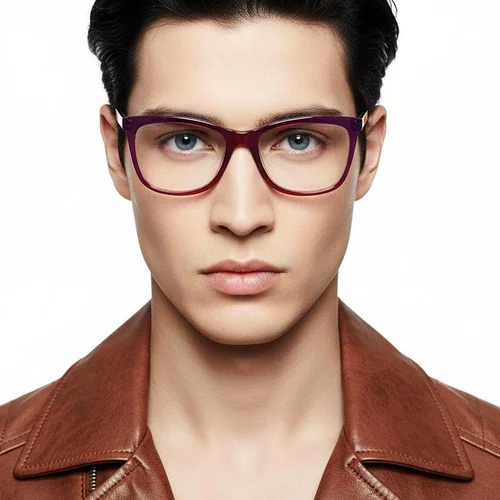 Lunettes papillon en acétate rouge #BS2012-0715