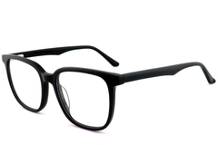 Lunettes rectangulaires en acétate noir #BS2012-0718