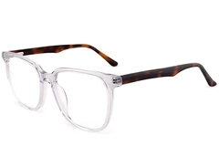 Gafas rectangulares de acetato transparente #BS2012-0719