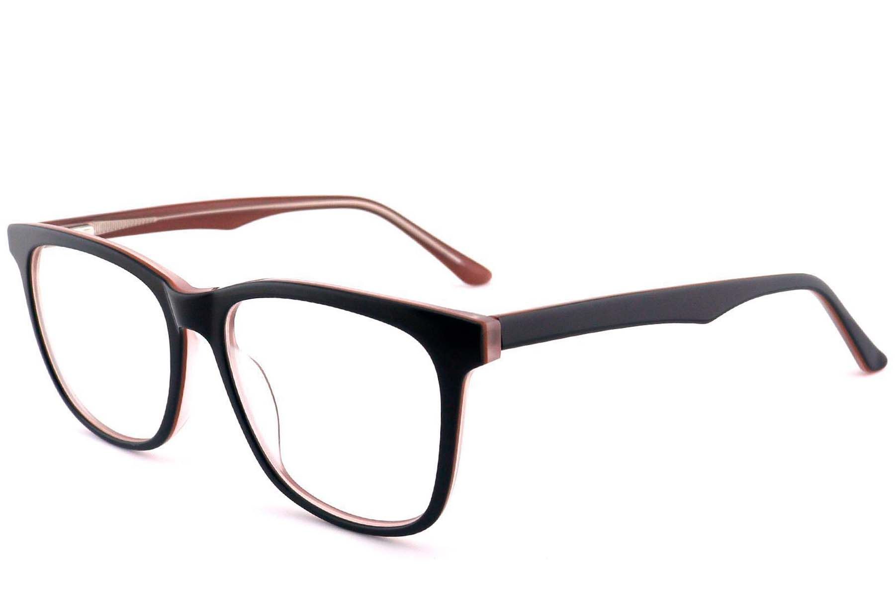 Rectangular Blue Acetate Glasses #BS2012-0734