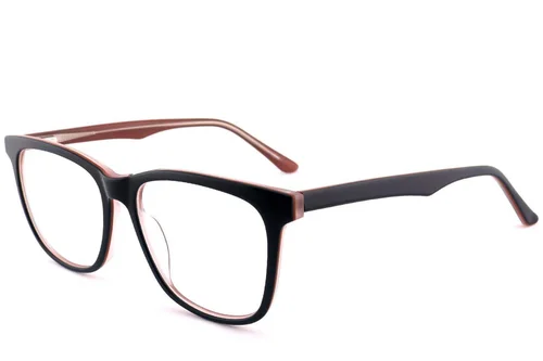 Lunettes rectangulaires en acétate bleu #BS2012-0734
