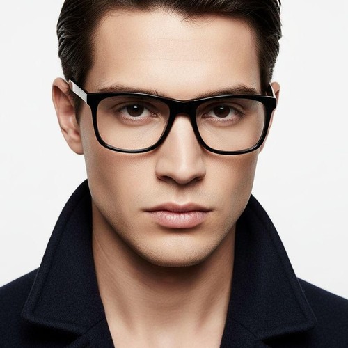 Aviator Black Acetate Glasses #BS2012-0738