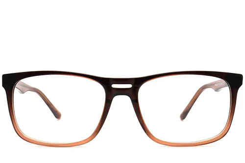 Lunettes aviateur en acétate marron #BS2012-0739