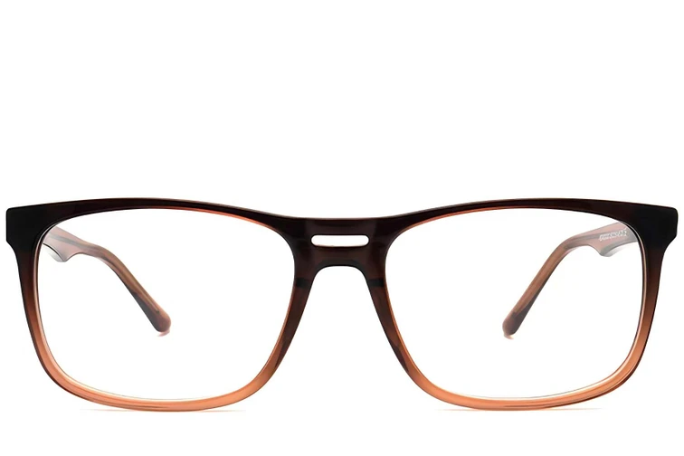 Lunettes aviateur en acétate marron #BS2012-0739