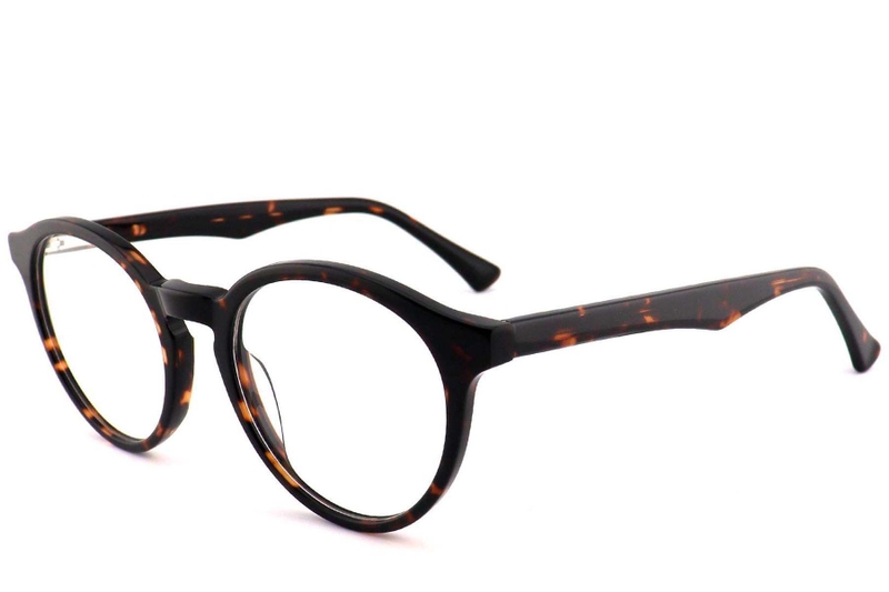 Ovale Acetatbrille in Schildpattoptik #BS2012-0741