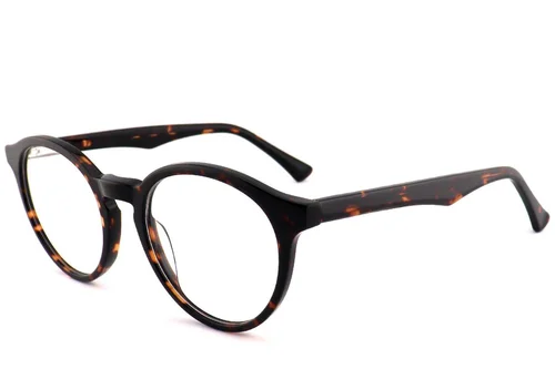 Lunettes ovales en acétate écaille de tortue #BS2012-0741