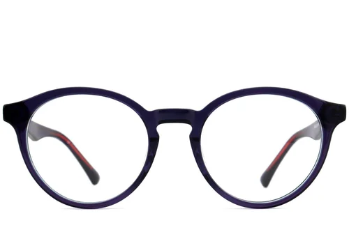 Lunettes ovales en acétate violet #BS2012-0742