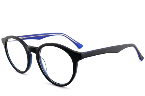 Gafas ovaladas de acetato azul #BS2012-0743