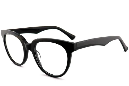 Lunettes papillon en acétate noir #BS2012-0745